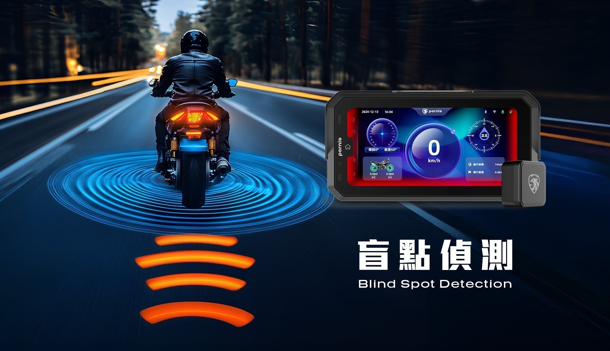 行車記錄器 盲點偵測系統-AI影像辨識技術 77GHz毫米波