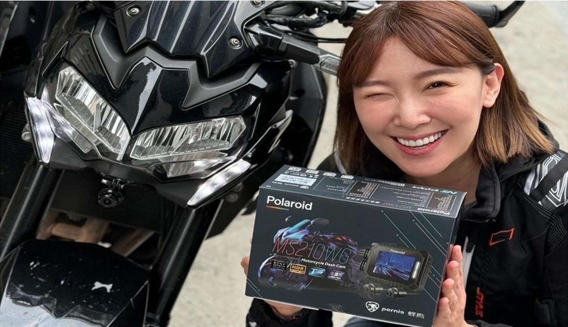 行車記錄器開箱實測 小巧機身 x 全新升級HDR x Sony Starvis星光夜視｜Polaroid MS210WG｜李懿