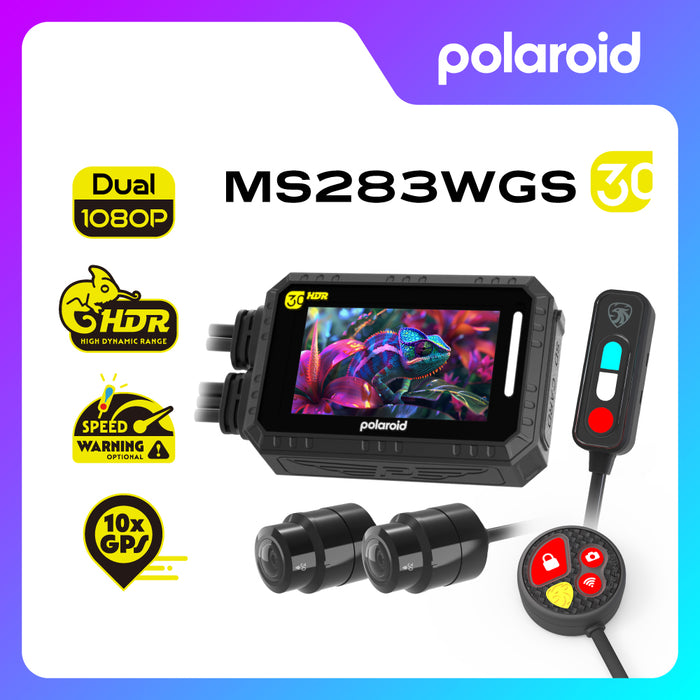 Polaroid MS283WGS 機車行車記錄器