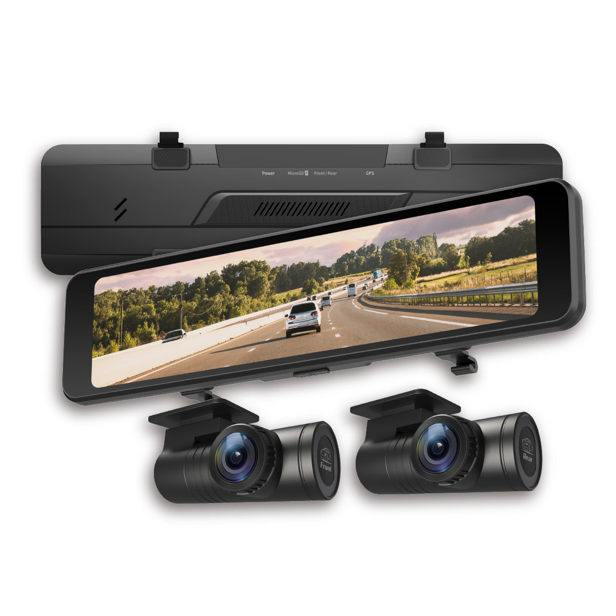 Pernis T1111+ 雙外拉電子後視鏡 汽車行車記錄器